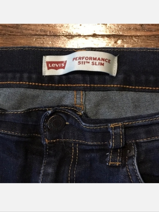 Levi's Denim - Women's Performance 511 Levi’s Slim 16R W28 x L28 Denim Jeans Black Label Levis